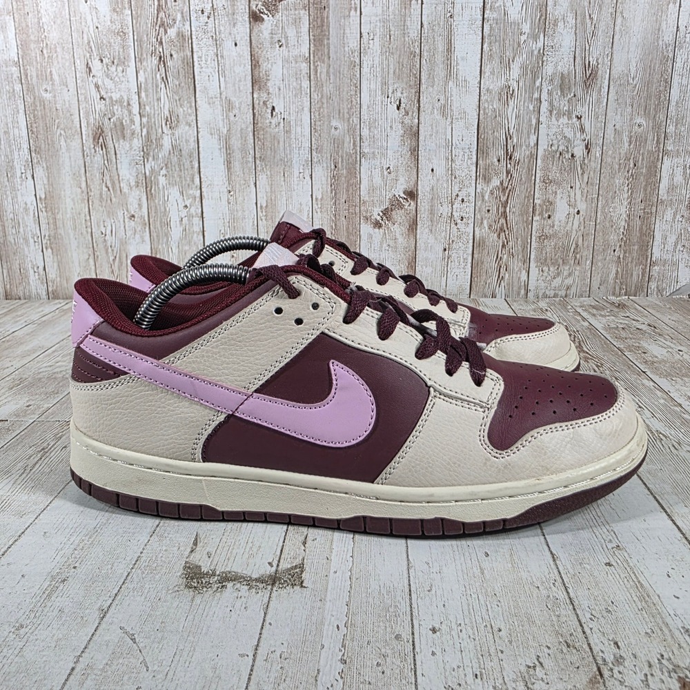 Nike Dunk Low Sail Night Maroon Medium Soft Pink‎ DR9705-100 Mens Size 8.5